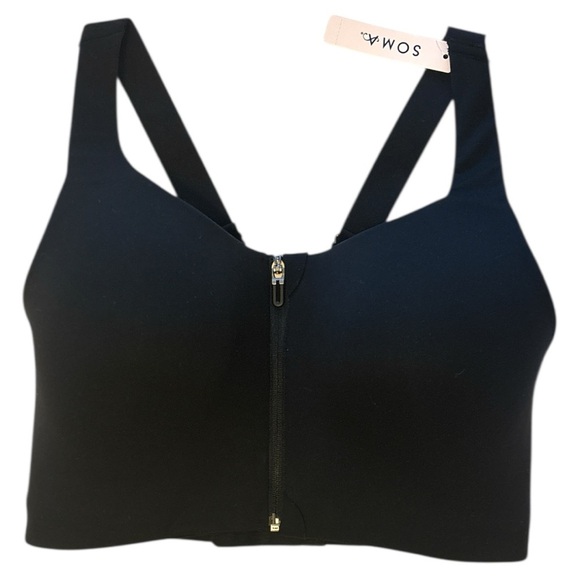 SOMA Sports High Impact Bra Black Size 34DD NWT - Picture 2 of 7